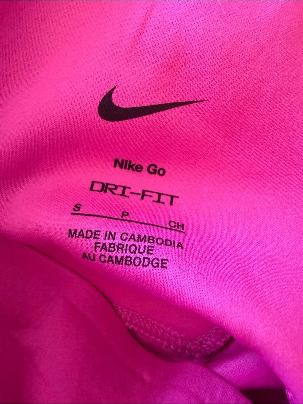 Nike GO High-Rise 7/8 Leggings in Bright Pink